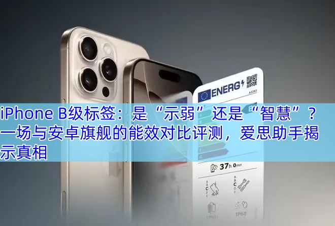iPhone B级标签：是“示弱”还是“智慧”？一场与安卓旗舰的能效对比评测，爱思助手揭示真相